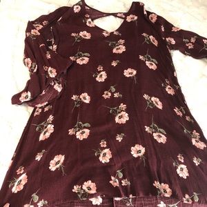 Fun over-sized floral dress